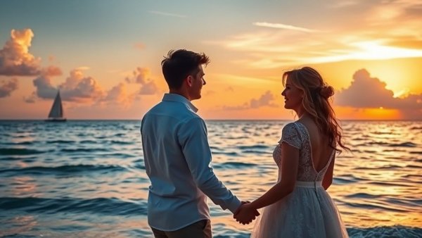 Romantic Cabo sunset beach scene ideal for vacation planning.