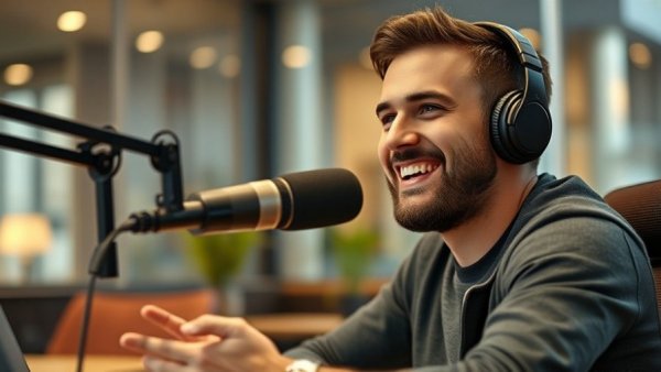 Podcast host discussing identifying pain points for innovation.