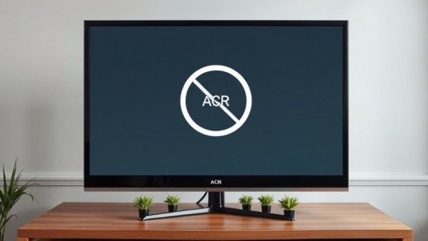 Smart TV displaying ACR disabled icon on screen.