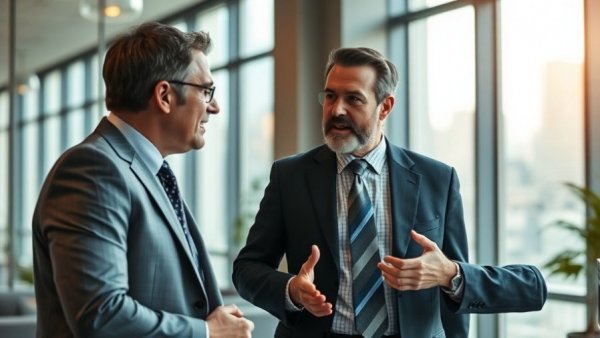 Dynamic corporate discussion in modern office, highlighting AI and consumer startup success.