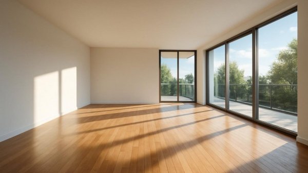Modern room with large windows and sunlight, ideal for cheap window replacement 2025.