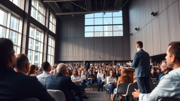 Deep Tech Innovations 2025 conference with engaged audience and speaker.