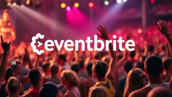 Vibrant Eventbrite logo at a lively event embodies business growth capital.