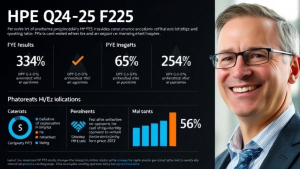 HPE reports fourth quarter results with key financial highlights.
