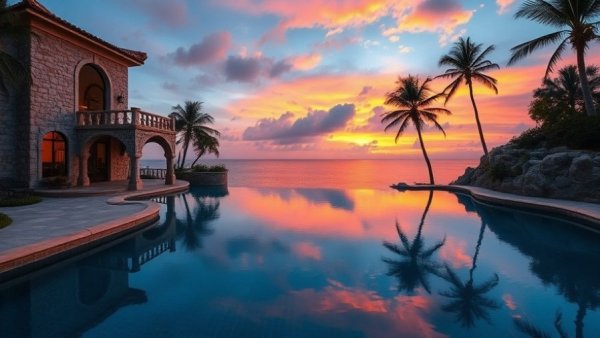 Luxurious villa with infinity pool at best beaches in Cabo.