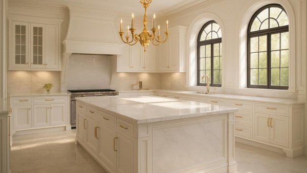 Luxurious kitchen remodel in Houston featuring elegant design.