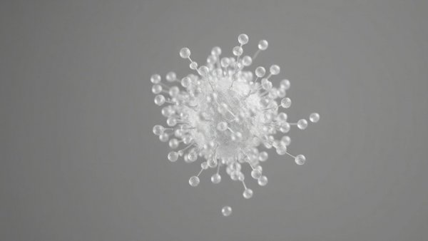 Microscopic view of ultrasound-responsive nanoparticles for cancer treatment.