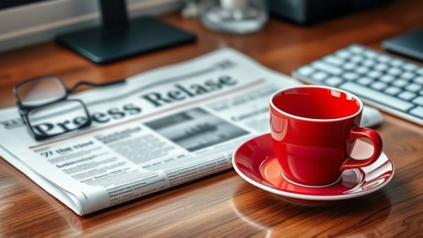 Press release on desk with glasses and coffee cup, HVAC Repair Tips for Atlanta Homeowners.