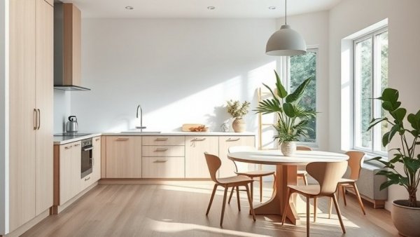 Dutch interior designer kitchen renovation with Scandinavian style and natural light.