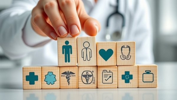 Hand arranging medical blocks symbolizes Zhejiang Taimei venture capital partnership.