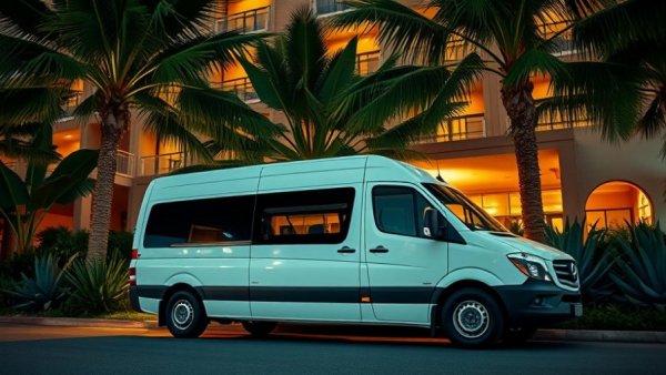 Luxury hotel with van for taxi cab service near my location in Cabo San Lucas.