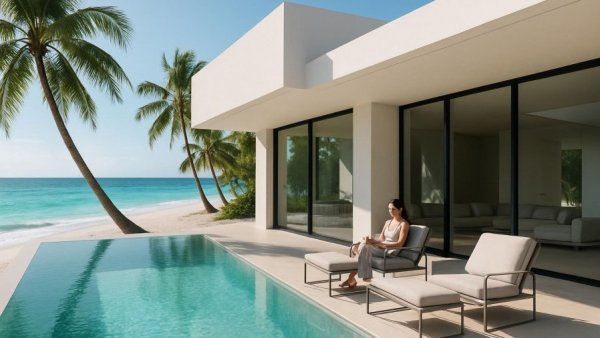 Luxurious villa with infinity pool, ideal for East Cape luxury travel 2026.