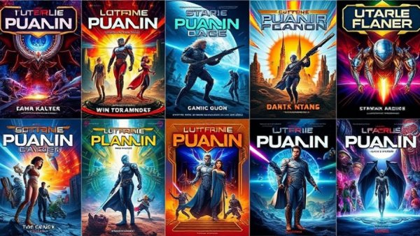 Diverse sci-fi and fantasy book releases 2026, vibrant covers