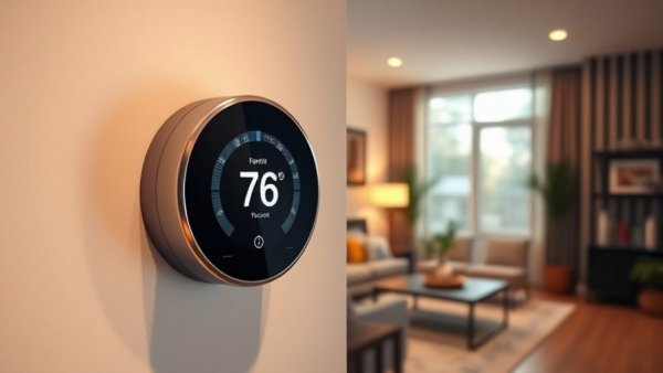 Cut your winter heating bill with a smart thermostat in a modern home.