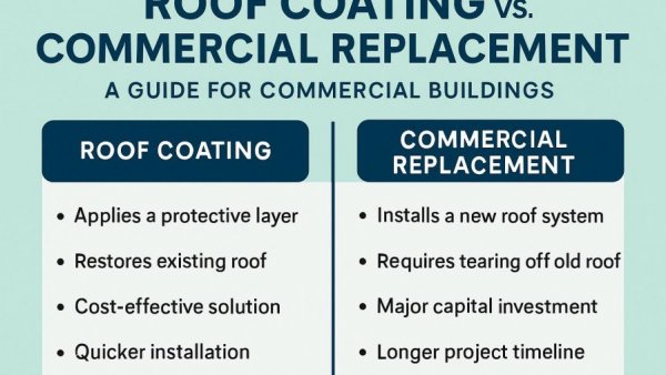 Roof Coating vs. Commercial Replacement: A Guide for Commercial Buildings