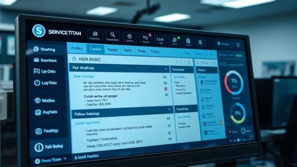 Service Titan dashboard showcasing AI Automation HVAC details.