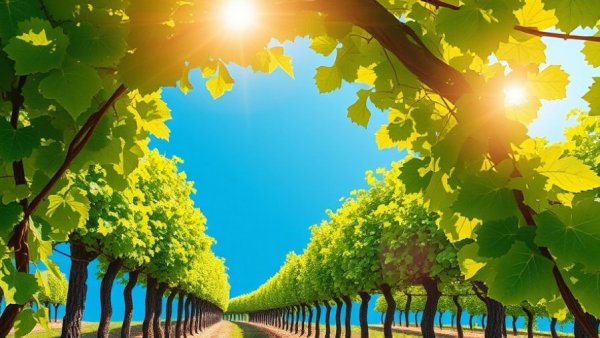 Book cover of 'A Great Act of Love' with vineyard background