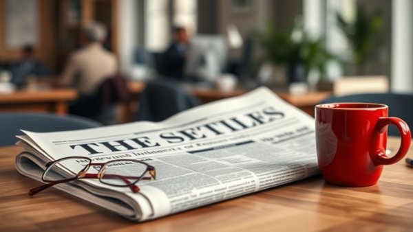 Press release with coffee and glasses on desk related to HVAC Repair Signs.
