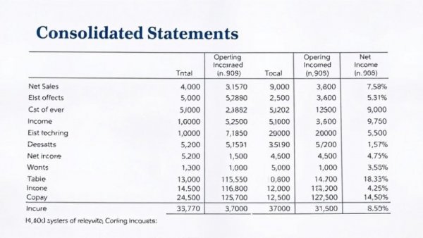 Corning financial results statement showing detailed income and expenses.