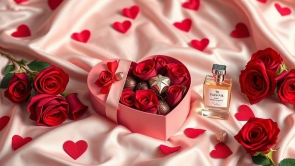 Exquisite heart-shaped gift box with roses, perfect as unique Valentine’s Day gifts for her.