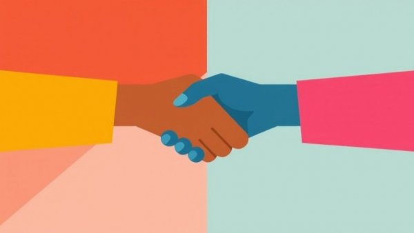 Illustration of contrasting handshake symbolizing zSpace investment and Nasdaq delisting.