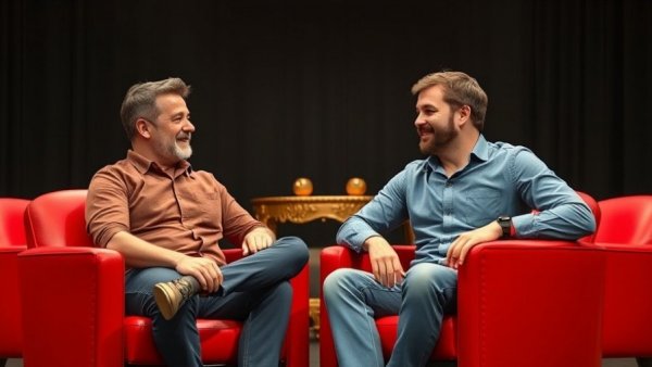 Two men casually conversing on stage regarding Kleiner Perkins turnaround.