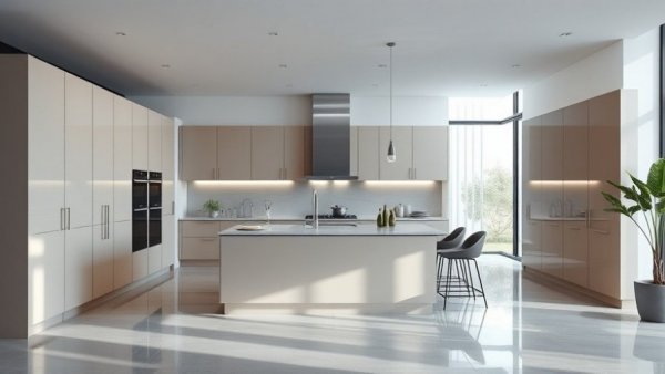 Modern kitchen showcasing stylish cabinet trends for 2026.