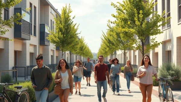 Modern residential community reflecting Commonhold Property Reform UK