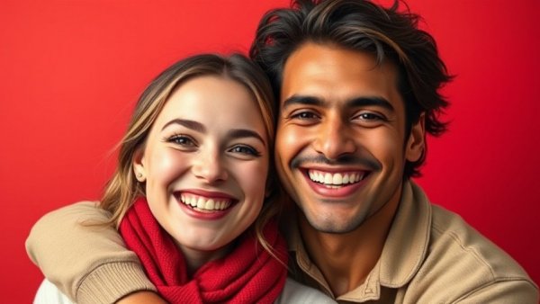 Happy couple embracing, perfect for Unique Valentine’s Day Gifts for Him