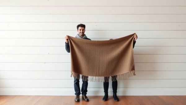 People displaying Rustic Woolens from Isabella Rossellini’s Mama Farm indoors.