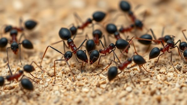 Close-up of Asian needle ants for Asian needle ants management