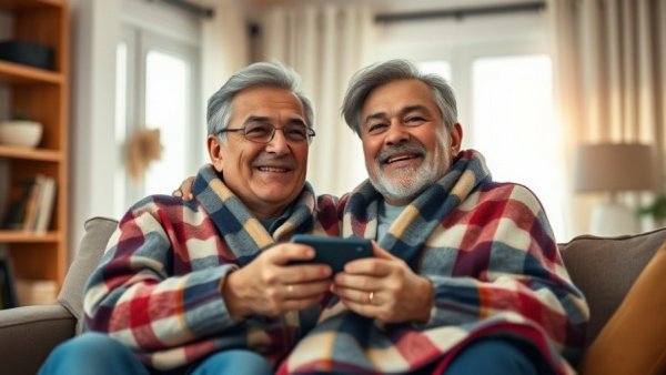 Couple enjoying better book to screen adaptations at home