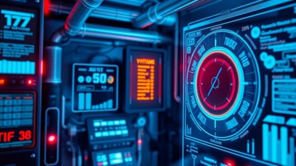 Futuristic HVAC AI integration interface highlighting AI in HVAC systems.