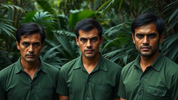 Alien: Earth Season 2 cast in lush jungle setting.