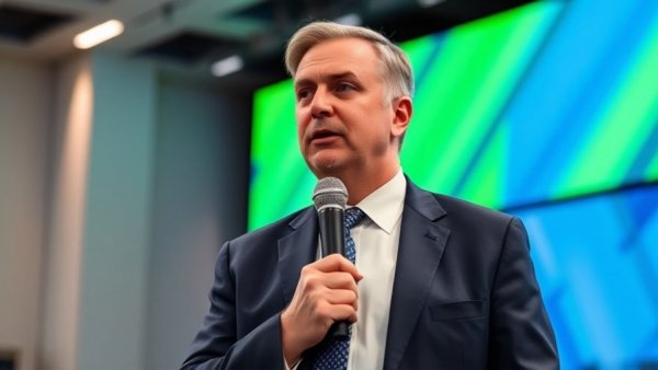 Man giving a speech at Dan Holohan Comfort Award event.