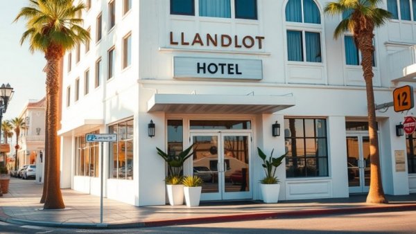 Gjelina Hotel Venice Beach bright entrance with modern design.