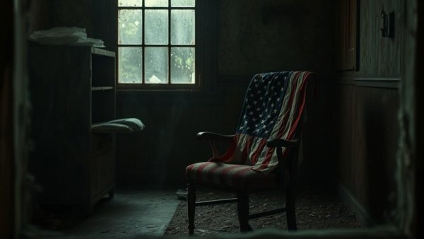 Abandoned setting for a historical fiction mystery novel.