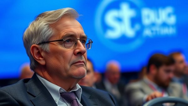 Distinguished speaker discusses OpenAI IPO investment strategies at a conference.