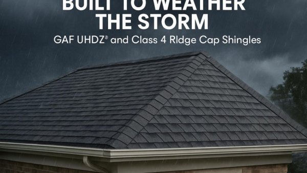 Built to Weather the Storm: GAF UHDZ and Class 4 Ridge Cap Shingles