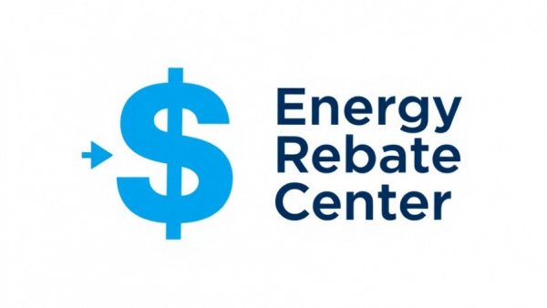 Energy Rebate Center logo with dollar symbol and arrows