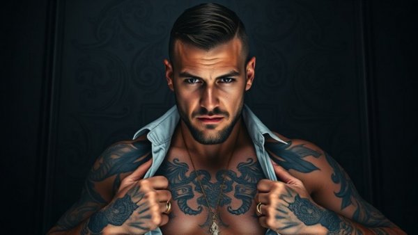 Bratva romance novel cover featuring a confident tattooed man named LOCH.