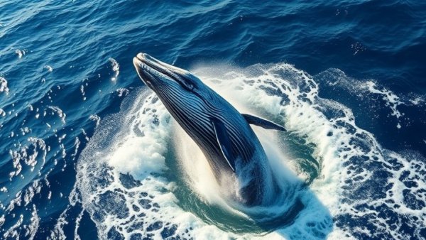 Cabo travel whale watching adventure, humpback breaching in the ocean.