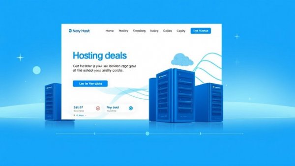 Fictional hosting services website interface, best web hosting services 2026.