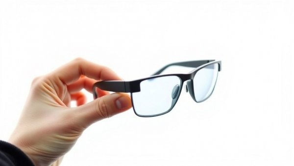 Sleek smart glasses highlighting technology in sports.