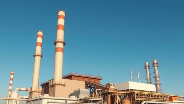 Modern industrial plant showcasing chemical industry innovation.