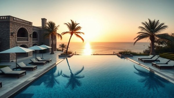 Luxurious Club Campestre homes for sale with stunning sunset view.