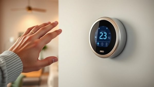 Person adjusting a thermostat for summer savings