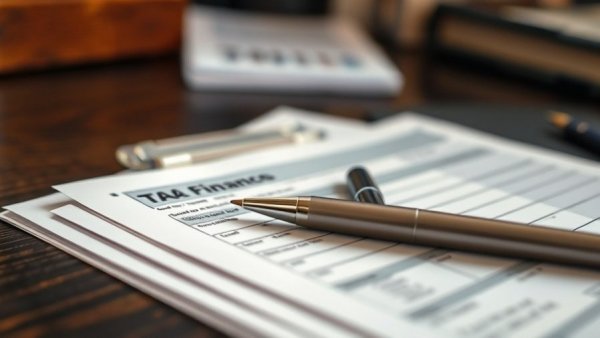 Close-up of tax forms and pen suggesting S Corporation Election Deadline.