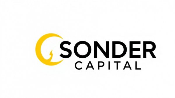 SONDER CAPITAL logo with yellow swirl and text on white background.