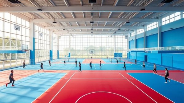 Cabo San Lucas travel sports facility interior with courts